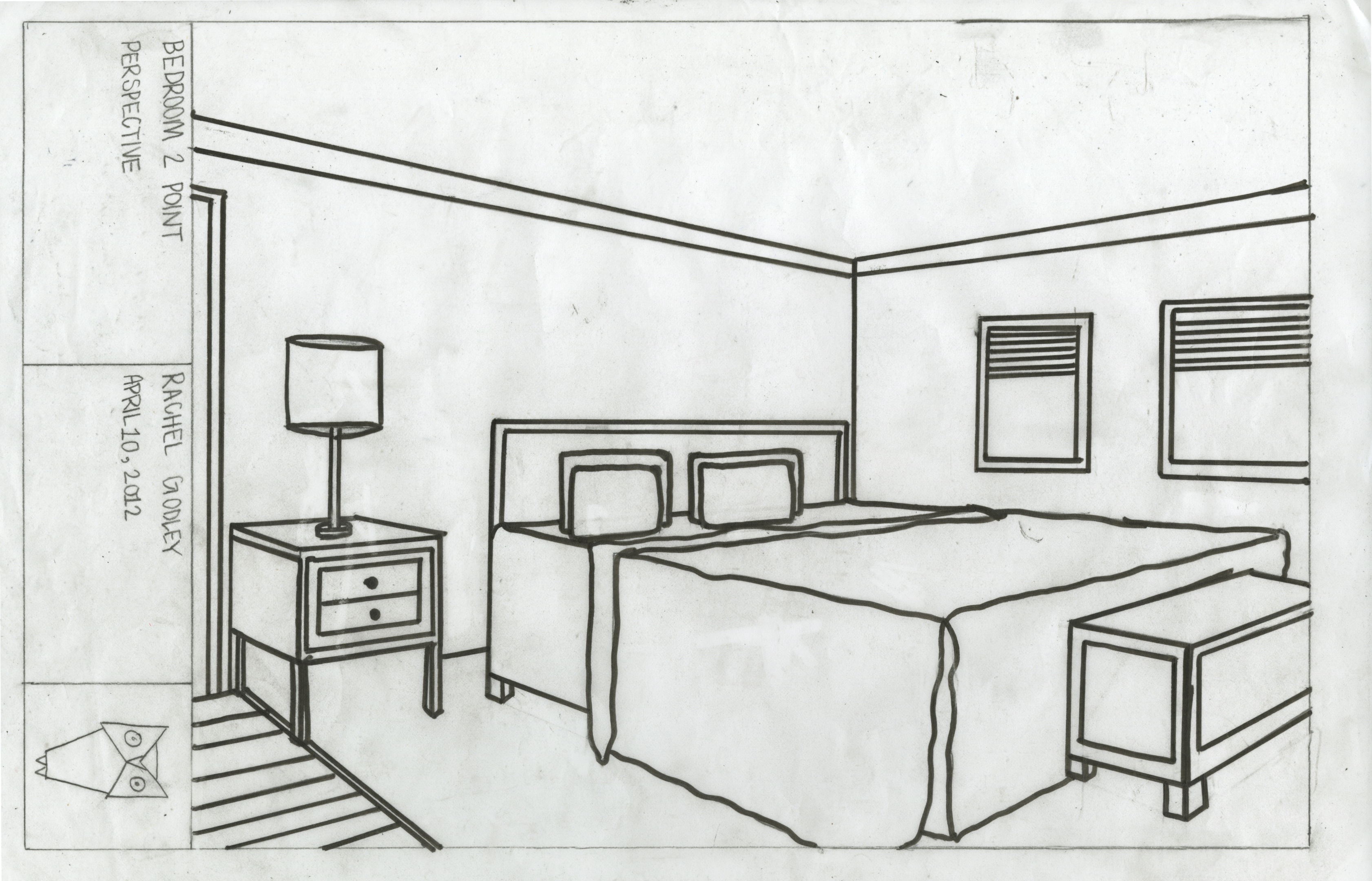 Bedroom in Blocks- Final Drawing